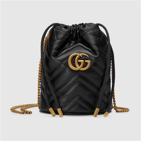 Gucci Mini Gg Marmont Bucket Bag 575163 DTDRT 